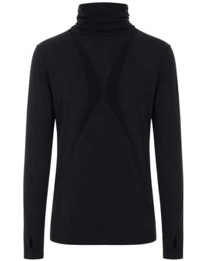 Thom Krom Panelled Long-Sleeve T-Shirt - Blue