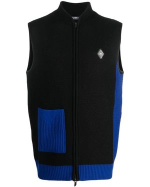 A_COLD_WALL* Colour-Block Panelled Gilet - Black