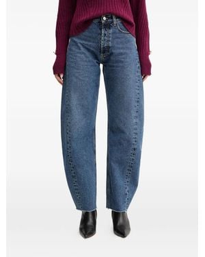 SIMONA CORSELLINI Jeans Mit Ziernaht - Blau
