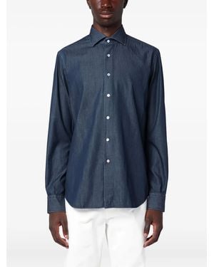 Xacus Cotton Shirt - Blue