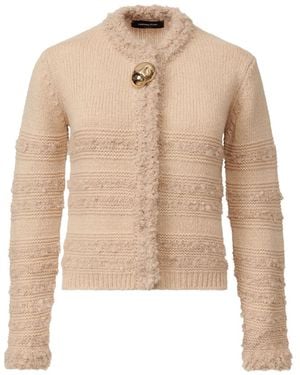 Fabiana Filippi Cardigan Mit Knopfdetail - Natur
