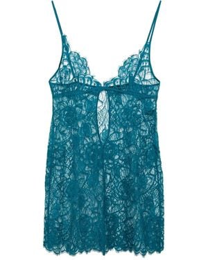 Kiki de Montparnasse Coquette Nachthemd - Blau