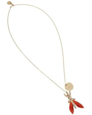 Patrizia Pepe Collar Con Colgante De Mosca - Blanco