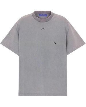 A_COLD_WALL* T-Shirt Con Effetto Vissuto - Grigio