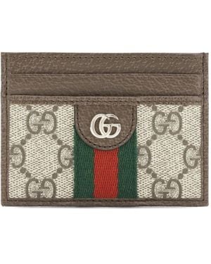 Gucci Ophidia Gg Card Case - Grey