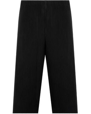 Issey Miyake Pleated Trousers - Black