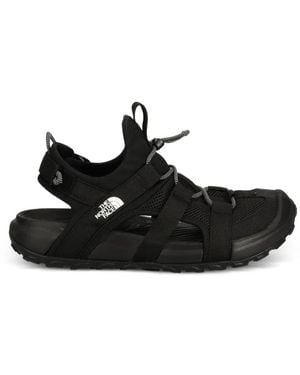 The North Face Explore Touch-Strap Drawstring Sandals - Black
