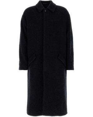 Giorgio Armani Single-Breasted Coat - Black