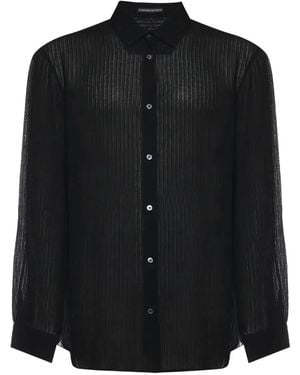 Ann Demeulemeester Textured Shirt - Black