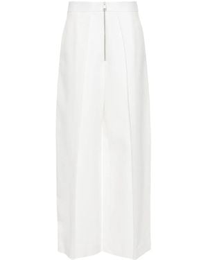 KHAITE The Marine Palazzo Trousers - White