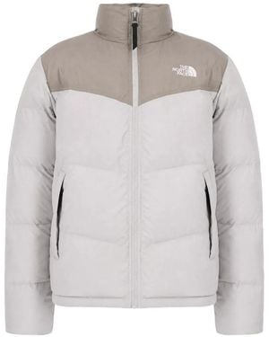 The North Face Plumífero Con Logo Bordado - Gris