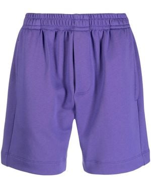 Styland Straight-Leg Track Shorts - Blue