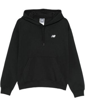 New Balance ロゴ パーカー - ブラック