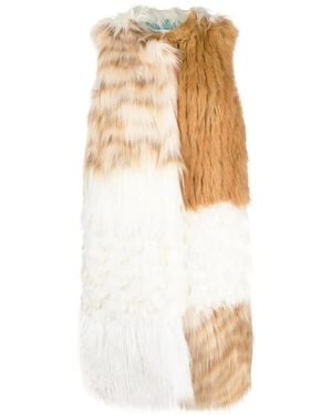 Alabama Muse Gilet Oversize - Bianco