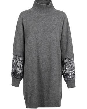 Brunello Cucinelli Cashmere Dress - Gray