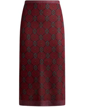 Etro Gonna Midi - Rosso