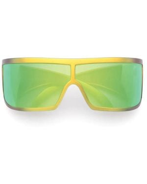 Retrosuperfuture Bones Zircon Sunglasses - Green