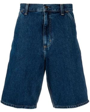 Carhartt Single Knee Denim Shorts - Blue