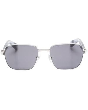 Cartier Lunettes De Soleil À Monture Rectangulaire - Grey
