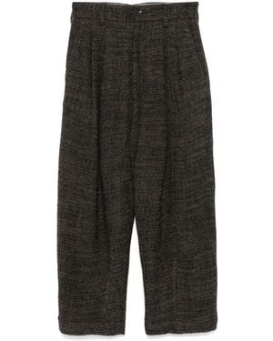 Ziggy Chen Bouclé Trousers - Black