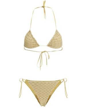 Missoni Gestrikte Bikini - Metallic