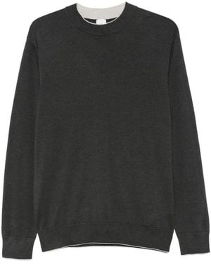 Eleventy Pullover Mit Rundhalsausschnitt - Schwarz