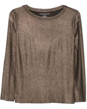 Majestic Filatures Long-Sleeved Top - Brown