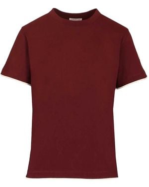 Moncler Cotton T-Shirt - Red