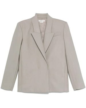 ALESSANDRO VIGILANTE Double-Breasted Blazer - Gray