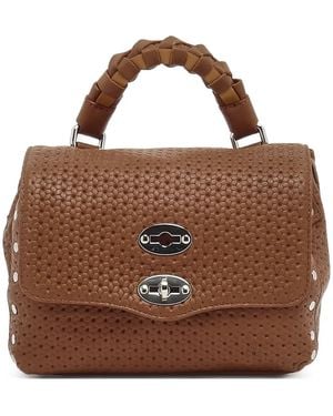 Zanellato Mini Postina Tote Bag - Brown