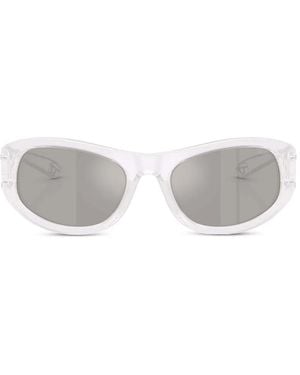 DIESEL Oval-Frame Sunglasses - White