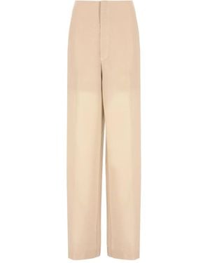 Philosophy Di Lorenzo Serafini High-Waisted Panelled Pants - Natural