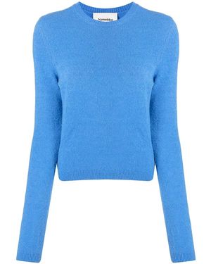 Nanushka Gestrickter Pullover Mit Rundhalsausschnitt - Blau