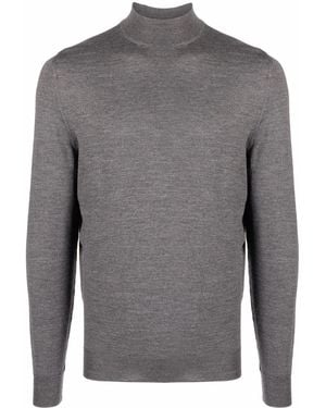 Drumohr Roll Neck Jumper - Grey