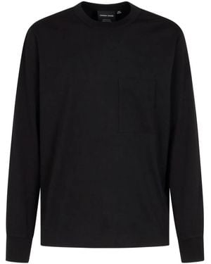 Canada Goose Patch-Pocket Long-Sleeve T-Shirt - Black