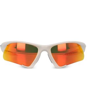 Oakley Suture Jacket Wrap-Around Sunglasses - Orange