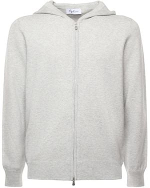 Galiana Felpa Con Zip - Bianco
