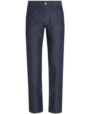 ZEGNA Roccia Slim-Fit Jeans - Blue