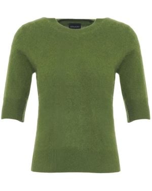 Herskind Pull Therese En Maille À Manches Courtes - Green