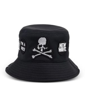 Mastermind Japan Patched Bucket Hat - Black