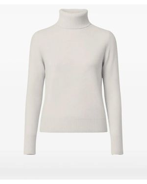 MC2 Saint Barth Jersey Moody De Cachemira Con Cuello Alto - Blanco
