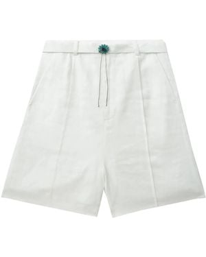 BAPY BY *A BATHING APE® Floral-Appliqué Shorts - White