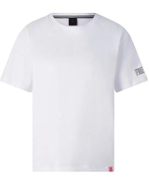 Bogner Fire + Ice Cara Logo-Print Cotton T-Shirt - White