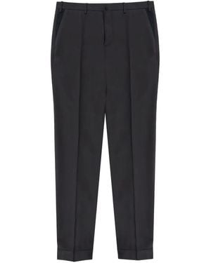 Slowear Tapered Wool Trousers - Black
