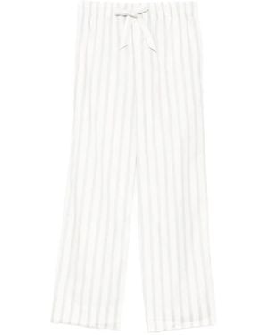Tekla Poplin Trousers - White