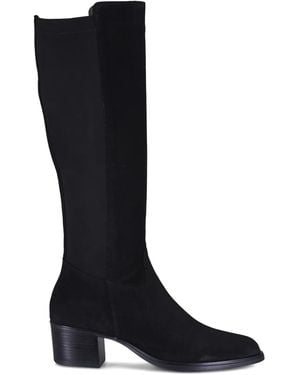 Ron White Pointed Wren Boots - Black