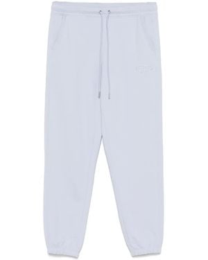 DKNY Embroidered-Logo Track Trousers - Blue