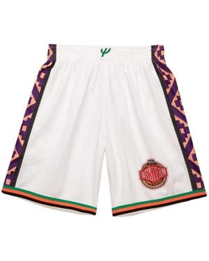 Mitchell & Ness Nba 1995 All-Star Game Rhinestone Swingman Shorts - White