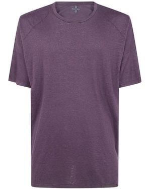 MD75 Raglan-Detail T-Shirt - Purple