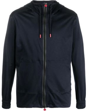 Kiton Umbi Sweatshirt With Zip - Blue